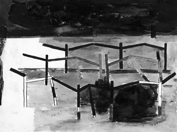 Gesa Foken 75 Rennbahn Zeichnung drawing dessin